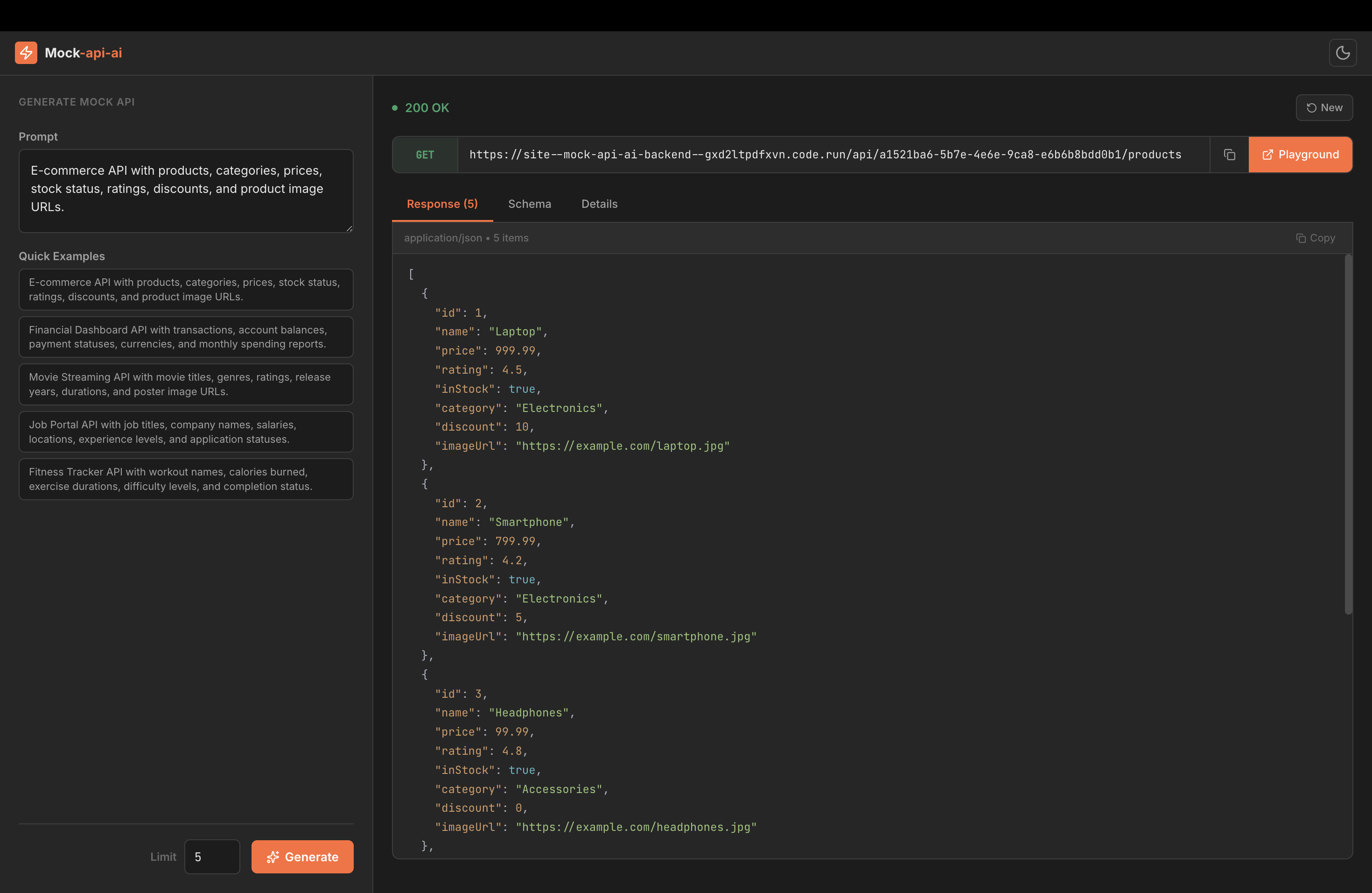 API Playground