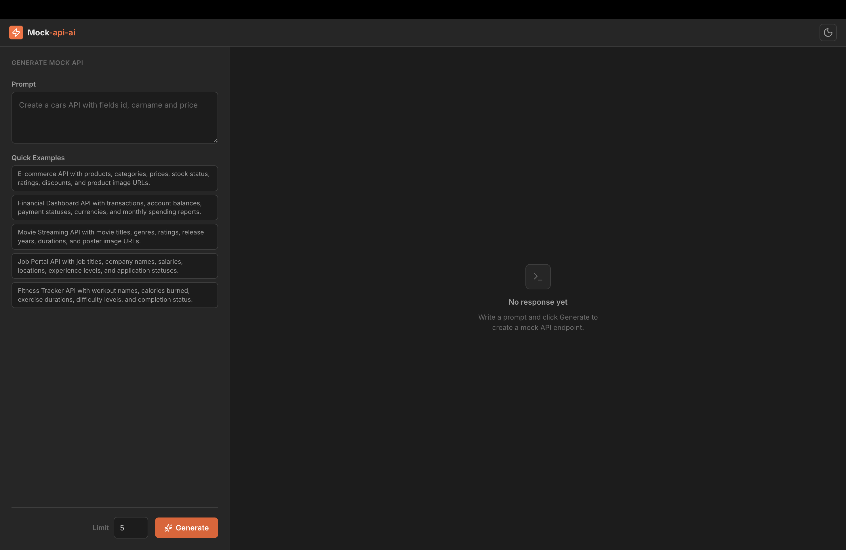 Generate API